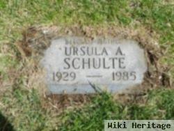 Ursula A Schulte