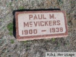 Paul M. Mcvickers