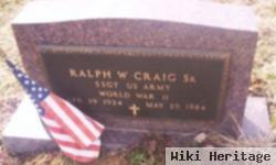 Ralph W Craig, Sr