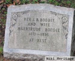 Rev J. B. Boddie