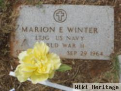 Dr Marion Ernest Winter, Iii