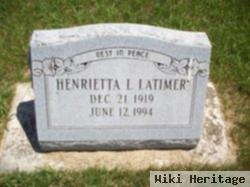 Henrietta L Latimer