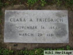 Clara A Friedrich