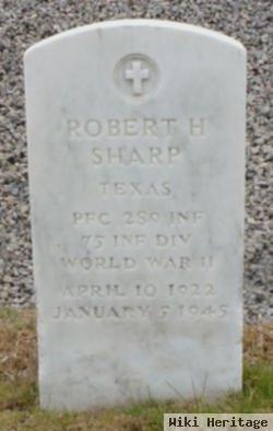 Pfc Robert H Sharp