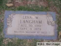 Leva Willie Hardin Langham