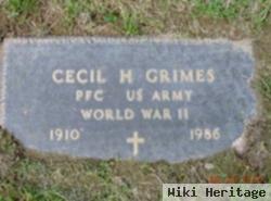 Cecil H Grimes