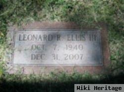 Leonard Richard Ellis, Iii