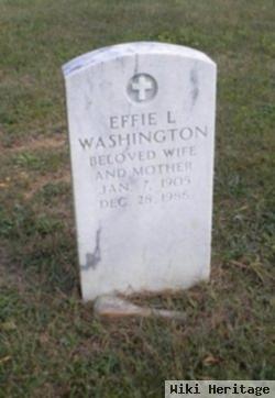 Effie L Washington