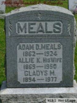 Gladys M Meals