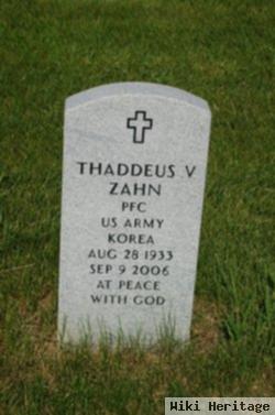 Thaddeus V "ted" Zahn