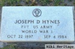 Joseph D Hynes