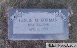 Leslie Mary Korman