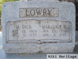 Madison Dickey "dick" Lowry