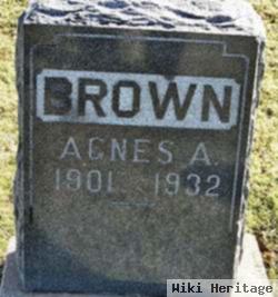 Agnes A Brown