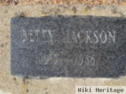Olive Elizabeth "betty" Jackson