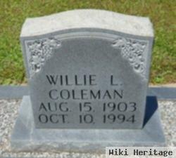 Willie Lee Coleman