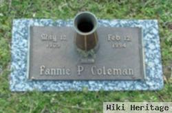 Fannie P. Coleman