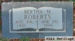 Bertha M Pierce Roberts
