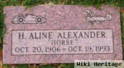 H Aline "horse" Alexander