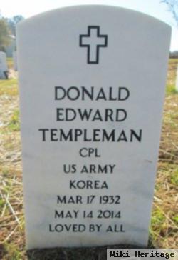 Donald Edward Templeman