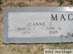 Jeanne C Machette