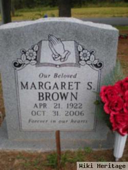 Margaret S Brown