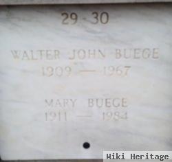 Walter John Buege