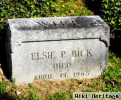 Elsie P Bick