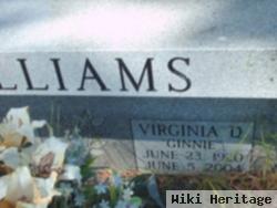 Virginia D "ginnie" Douglas Williams