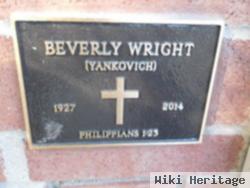 Beverly Yankovich Wright