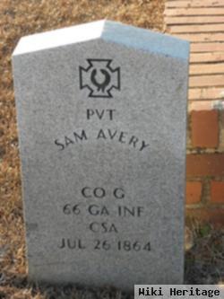 Pvt Samuel Avery