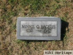 Minnie O. Vedell Backus