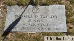 Thomas D Taylor