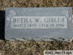 Betha W. Wogahn Gibler