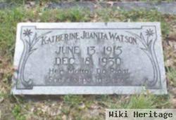 Katherine Juanita Watson