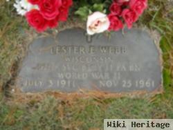 Lester E Webb