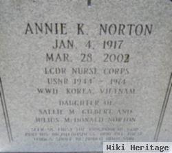 Lcdr Annie Kate Norton