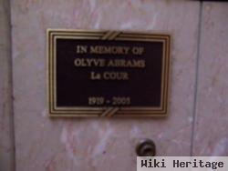 Olyve Abrams La Cour