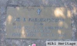 Ok E. Frederickson