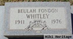 Beulah Mae Fondon Whitley