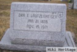 Ora E Lautzenheiser