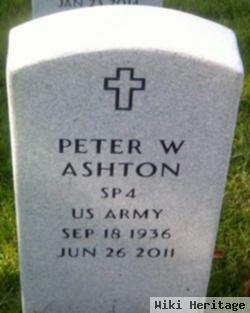 Peter W Ashton