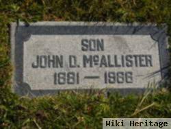 John Daniel Mcallister