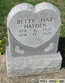 Betty Jane Hayden