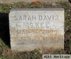 Sarah Davis Mckee