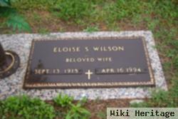 Eloise S Wilson