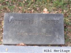 Mattie Lee Holman Porter