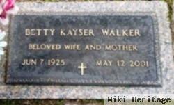 Betty Kayser Walker