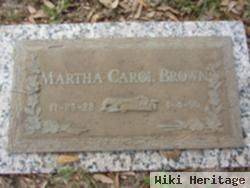 Martha Carol Wier Brown