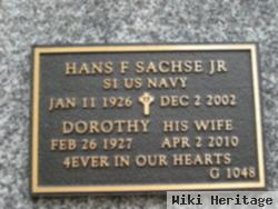 Hans F Sachse, Jr